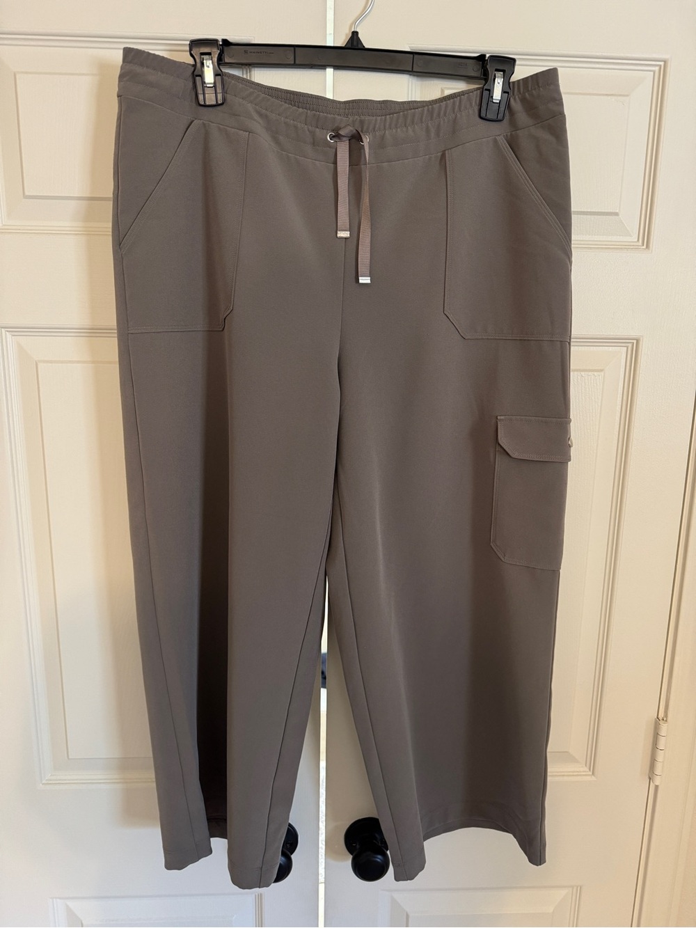 Chico's Wide-Leg Cargo Drawstring Pants